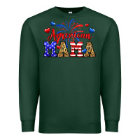 Sports Green American mama Premium Sweatshirt - Neo Western