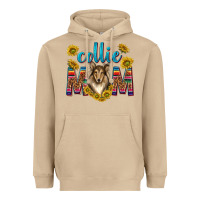 Mushroom western collie mom Heavyweight Hoodie - texasbilliewilder