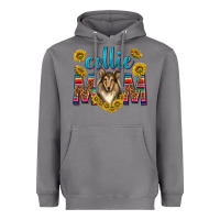 Storm western collie mom Heavyweight Hoodie - texasbilliewilder