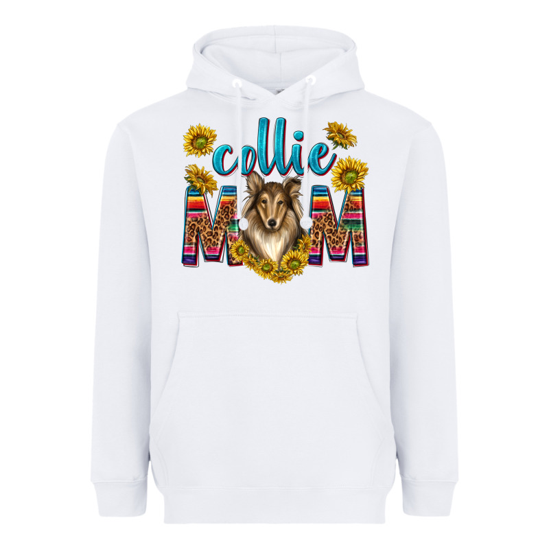 Western Collie Mom Heavyweight Hoodie by texasbilliewilder | Teevron