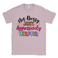 Lilac not bossy just aggressively helpful Classic Tee - MaliasSmallBusiness