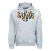 Heather Grey western love nurse Urban Hoodie - BarkalooDesign