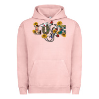 Pigment Salmon western love nurse Urban Hoodie - BarkalooDesign