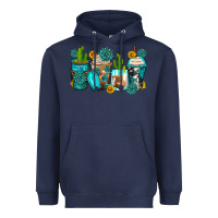Navy gemstone coffee cups Heavyweight Hoodie - Zillion Design Studio