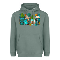 Sage gemstone coffee cups Heavyweight Hoodie - Zillion Design Studio