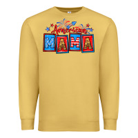 Antique Gold American mama Premium Sweatshirt - Neo Western