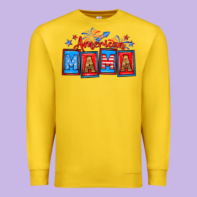 American Mama Premium Sweatshirt Designed By Neo Western