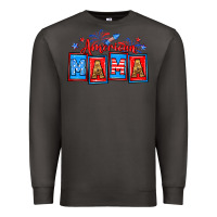 Smoke American mama Premium Sweatshirt - Neo Western
