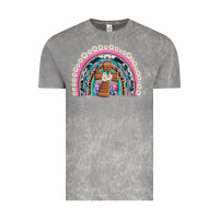 Cloud Rock easter cross daisy egg rainbow Vintage Tee - Artiststas