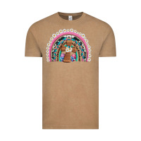 Vintage Coffee easter cross daisy egg rainbow Vintage Tee - Artiststas