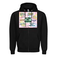 Black daily bible affirmations Zipper Hoodie - MaliasSmallBusiness