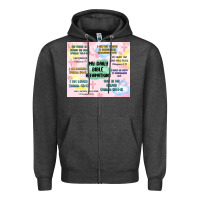 Daily Bible Affirmations Zipper Hoodie | Teevron