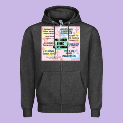 Zipper Hoodie daily bible affirmations