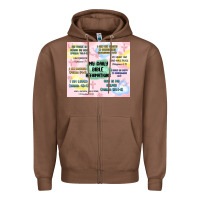 Chestnut daily bible affirmations Zipper Hoodie - MaliasSmallBusiness
