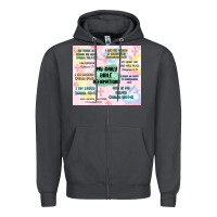 Smoke daily bible affirmations Zipper Hoodie - MaliasSmallBusiness