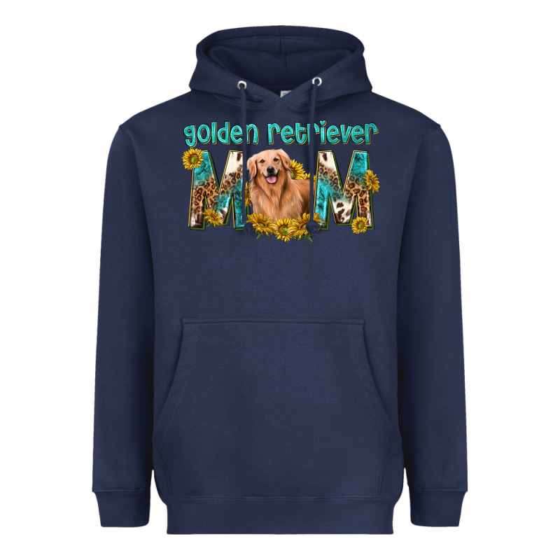 Western Golden Retriever Mom Heavyweight Hoodie by texasbilliewilder | Teevron