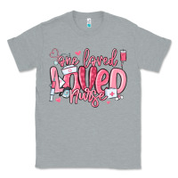 Heather Grey one loved nurse valentine's day Classic Tee - MaliasSmallBusiness