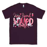 Plum one loved nurse valentine's day Classic Tee - MaliasSmallBusiness
