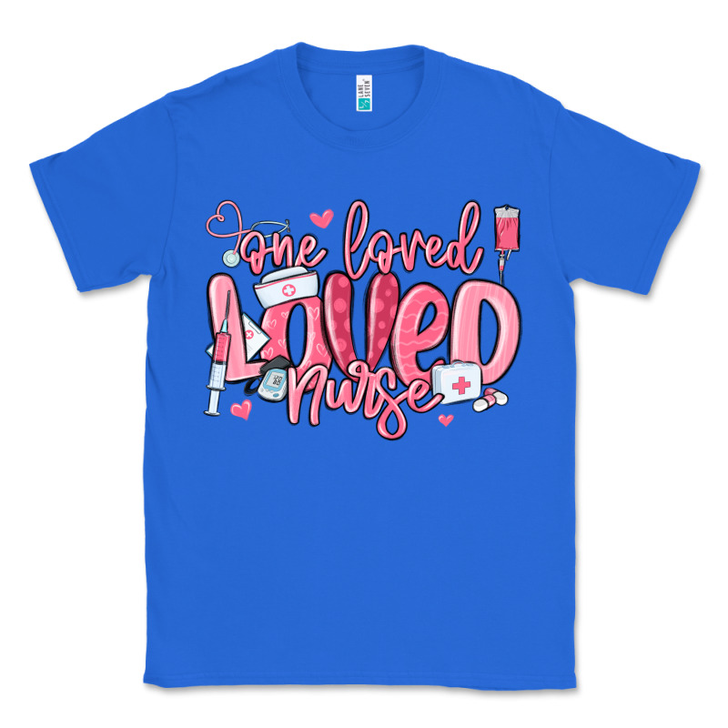 One Loved Nurse Valentine's Day Classic Tee by MaliasSmallBusiness | Teevron