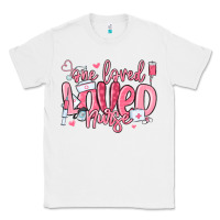 White one loved nurse valentine's day Classic Tee - MaliasSmallBusiness