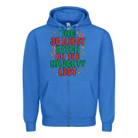 True Royal the jolliest bitch on the naughty list Zipper Hoodie - MaliasSmallBusiness