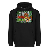 Black merry and bright  dachshund with farm Heavyweight Hoodie - RanaPortraitStore