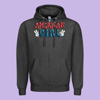 Zipper Hoodie american girl