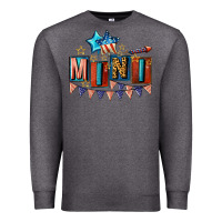 Charcoal Heather American Mini 4th of july Premium Sweatshirt - CowGirlArtShop