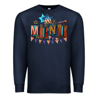 Navy American Mini 4th of july Premium Sweatshirt - CowGirlArtShop