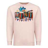 Pale Pink American Mini 4th of july Premium Sweatshirt - CowGirlArtShop