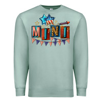 Seafoam American Mini 4th of july Premium Sweatshirt - CowGirlArtShop