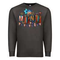 Smoke American Mini 4th of july Premium Sweatshirt - CowGirlArtShop