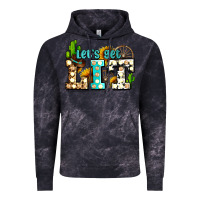 Cloud Black western lets get lit ado Vintage Hoodie - AdoDesignShop