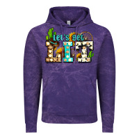 Cloud Purple western lets get lit ado Vintage Hoodie - AdoDesignShop