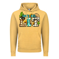 Vintage Mustard western lets get lit ado Vintage Hoodie - AdoDesignShop