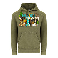 Vintage Olive western lets get lit ado Vintage Hoodie - AdoDesignShop