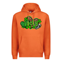 Carrot st patricks day lucky western hearts Premium Hoodie - Artiststas