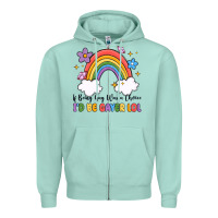 Seafoam if being gay was a choice i'd be gayer lol Zipper Hoodie - MaliasSmallBusiness