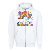 White if being gay was a choice i'd be gayer lol Zipper Hoodie - MaliasSmallBusiness