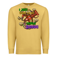 Antique Gold crawfish i just want to be loved bayou Premium Sweatshirt - FaDigitalArtStudio
