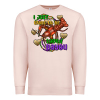 Pale Pink crawfish i just want to be loved bayou Premium Sweatshirt - FaDigitalArtStudio