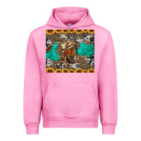 Fuchsia Pink western boots and sunflowers tumbler Urban Hoodie - Jasminsmagicworld