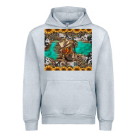 Heather Grey western boots and sunflowers tumbler Urban Hoodie - Jasminsmagicworld