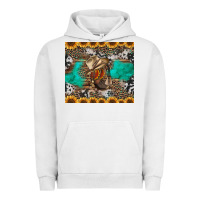 Pigment Lunar Rock western boots and sunflowers tumbler Urban Hoodie - Jasminsmagicworld