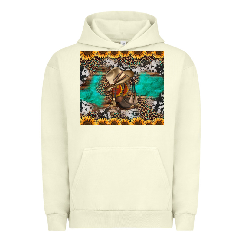 Western Boots And Sunflowers Tumbler Urban Hoodie by Jasminsmagicworld | Teevron