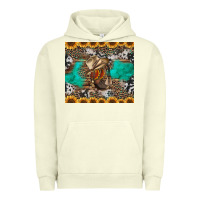 Pigment Pistachio western boots and sunflowers tumbler Urban Hoodie - Jasminsmagicworld