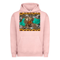 Pigment Salmon western boots and sunflowers tumbler Urban Hoodie - Jasminsmagicworld
