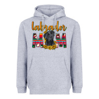 Heather Grey western labrador retriever mom Heavyweight Hoodie - texasbilliewilder
