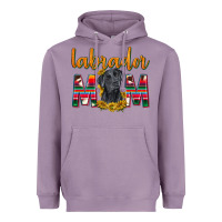 Lavender western labrador retriever mom Heavyweight Hoodie - texasbilliewilder