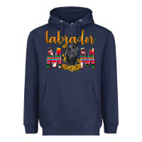 Navy western labrador retriever mom Heavyweight Hoodie - texasbilliewilder